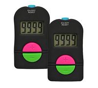 iPobie 2 Piezas Contador Manual Digital De Conteo, Contador Digital pequeño para Deportes de Golf para Agregar/Quitar Pantalla LCD Contador