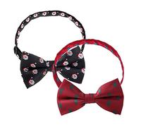 iPobie 2 Piezas Pajarita para Hombre, Elegante con Gancho con Nudo