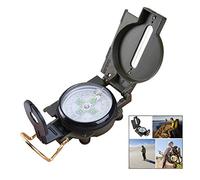 ipobie Brújula Profesional Militar Brújula Profesional, Todo Metal Militar Brújula de Alta precisión Impermeable con inclinómetro Senderismo Camping o Actividades al Aire Libre