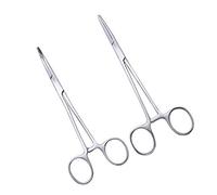 ipobie Tijeras de Mascotas, Tijeras Orejas Perro, Pinzas de Acero Inoxidable de 2 Piezas, Acero Inoxidable Mascotas Perros hemostato Pinzas