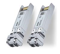 Ipolex 10G SFP+ Transceiver, 10GBase-SR 850nm 300m Multimode LC Mini-Gbic Modulo Compatible con Ubiquiti UF-MM-10G, Cisco SFP-10G-SR, TP-Link TXM431-SR, Meraki, Netgear etc. 2 Pack