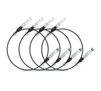 ipolex 4 cables SFP+ de 10 GB, cable Twinax pasivo de cobre de conexión directa (DAC) 10GBASE-CU compatible con Cisco, Ubiquiti UniFi UC-DAC-SFP+, Meraki, Mikrotik y otros interruptores abiertos. 1 m.