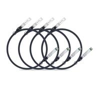 ipolex 4 cables SFP+ de 10 GB, cable Twinax pasivo de cobre de conexión directa (DAC) 10GBASE-CU compatible con Cisco, Ubiquiti UniFi UC-DAC-SFP+, Meraki, Mikrotik y otros interruptores abiertos. 2 m.