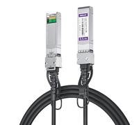 ipolex Cable 10G SFP+ Twinax de 0.5 m, cable de conexión SFP, cable pasivo de cobre Direct Attach (DAC) compatible con Cisco SFP-H10GB-CU0,5M, Meraki, Ubiquiti UniFi UC-DAC-SFP+, Mikrotik y más