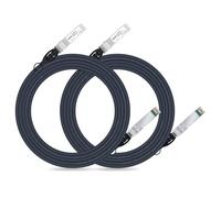 Ipolex Cable de Cobre SFP+ 10G, DAC SFP+, Cable de Cobre de conexión Directa 10GBASE-CU, Cable Twinax pasivo de 10Gb/s Compatible con Cisco, Ubiquiti, Meraki, Mikrotik, Intel etc. 5-Metro, 2-Pack.