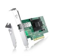 ipolex Tarjeta de Red de 10 GB, 1 Puerto SFP+, Nic de 10 GbE en comparación con el Intel x520-DA1, Compatible con Windows Server/Windows/Linux/VMware (no Compatible con Mac OS, Modo de omisión)