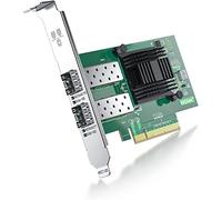 ipolex Tarjeta de Red de 10 GB, 2 Puertos SFP +, Nic de 10 GbE en comparación con Intel x520-DA2, Compatible con Windows Server/Windows/Linux/VMware (no Compatible con Mac OS, Modo de omisión)
