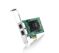 ipolex Tarjeta de Red Ethernet 1.25G, 2 Puertos RJ45 +, Nic de 10 GbE con Controlador Intel 82571, Compatible con Windows Server/Windows/Linux/VMware (no Compatible con Windows XP, VMware ESXi 7.0)