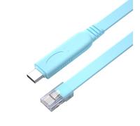 Ipolex USB-C Cisco Cable de Consola con Chip FTDI, USB Tipo C a RJ45 Serial Adaptador Accesorio Esencial de Cisco, NETGEAR, Ubiquity, LINKSYS, TP-Link Routers/Switches para Portátiles, 1.8m/6ft