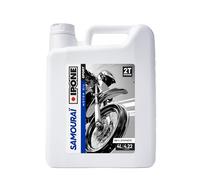 IPONE - Aceite de Motor para Moto 2 Tiempos Samouraï - Bidón dosificador 4 litros - 100% sintético - Gama Sport - Altísimas prestaciones - Protección óptima del Motor - Uso Ocio y competición
