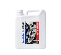 IPONE - Aceite de Motor para Moto 2 Tiempos Samouraï - Bidón dosificador 5 Litros - 100% sintético - Gama Sport - Altísimas prestaciones - Protección óptima del motor - Uso ocio y competición