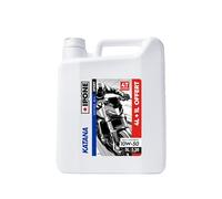 IPONE - Aceite de Motor para Moto 4 Tiempos 10W40 Katana - Envase de 5 Litros -100% Sintético - Gama Sport - Muy altas prestaciones - Cambios de marcha suaves y rápidos - Protección a altas revolucio