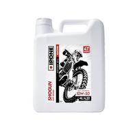 IPONE - Aceite de Motor para Moto 4 Tiempos 10W50 Shogun Off-Road - Envase de 4 Litros - 100% Sintético - Gama Racing - Off-Road - Rendimiento excepcional - Máxima protección del motor