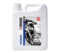 IPONE - Aceite Motor Moto 4 Tiempos 15W50 Full Power Katana - 100% Sintético con Esteres - Cambio de Marcha Más Suave - Bidón 4L