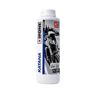 IPONE - Aceite de motor para moto de 4 tiempos KATANA 10W50 - Envase de 1 litro - 100% sintético - Gama Sport - Alto rendimiento - Cambios de marcha suaves y rápidos