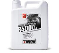 Ipone - Aceite Moto 4 Tiempos 10W50 R4000 RS - Bidón 4 litros - Lubricante Semisintético con Ésteres Resistencia Excepcional al Desgaste y Protección del Motor