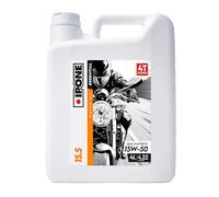 IPONE - Aceite Moto 4 Tiempos 15W50 15.5-4L - Semisintético - Protección del Motor - Lubricación Óptima