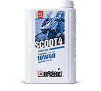 IPONE - Aceite Motor Scooter 4 Tiempos 10W40 Scoot 4 - Semisintético - Protección del Motor - Ahorro de Combustible - Bidón 2 litros