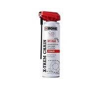 IPONE - Grasa para Cadena Moto Todo Terreno X-trem Chain Off-Road - Formulación Antiadherente - Pulverización precisa sin salpicar - Dosificador Multiposición 250 ml