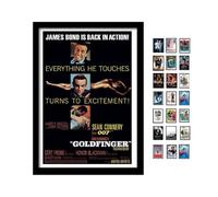 iPosters Pyramid International - Lámina con Marco (A3), diseño de Goldfinger de James Bond