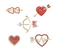 Ipotkitt Clover - Alfileres de animales con diseño de flores y flores de loro vintage para mujeres y hombres, Metal
