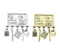 Ipotkitt Clover - Alfileres de animales con diseño de flores y flores de loro vintage para mujeres y hombres, Metal