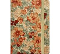 ipoul Flower Notebook, Blank Journal, Blank Sketchbook, Unlined Pages, for Art Drawing, A5, Plain, Camellia, Orange