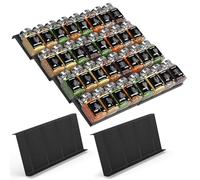 ipow 8 Piezas Especiero para Cajones Organizador Especias para Cocina Especiero Ajustable 23 a 46cm para Botes de Especias Soporte Especia para Cocina Estante Cajón
