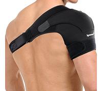 IPOW Hombrera Ajustable, Apoyo de Hombro de Neopreno Transpirable, Protección Hombro para Prevención y Recuperación de Lesiones Deportivas, Hombre/Mujer