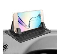 IPOW Soporte Coche Movil Universal Almohadilla de Silicona Antideslizante para Salpicadero con Gel Pegajoso para iPhone XS/XS/X/8, Galaxy Note9/8/S8/S8, Huawei, Tablet PC