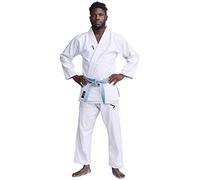 Ippon Gear BJJ GI Brazilian Jiu Jitsu Beginner Suit In inturón Blanco [Talla A2 I Material Pearl-Weave I Densidad del Tejido 350gr/m² I Material antidesgarro con Costuras Selladas] Blanco
