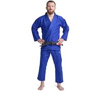 Ippon Gear BJJ - Traje para principiantes brasileño Jiu Jitsu, incluye cinturón blanco [material de tejido de perlas, densidad de tela de 350 gr/m², resistente al desgarro]