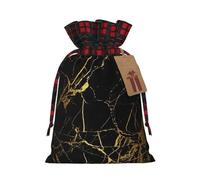IPPONGET Bolsas de regalo de Navidad con estampado de mármol, bolsas de regalo festivas para colegas, bodas, fiestas y más