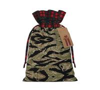 IPPONGET Bolsas de regalo de rayas de tigre con estampado de camuflaje, bolsas de regalo festivas para colegas, bodas, fiestas y más