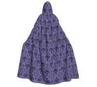 IPPONGET Mansión embrujada impresión unisex capa con capucha capa para adultos para Halloween Cosplay renacentista bolsa con capucha