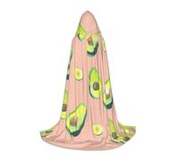 IPPONGET Muchas imágenes de aguacate, capa con capucha, decoración de fiesta temática de carnaval, juego de rol de vampiro, cosplay gótico