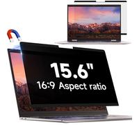 IPROKKO Protector de Privacidad Pantalla Magnético para Portátil de 15,6 Pulgadas, 16:9, Extraíble, Antiluz Azul, Antirreflejos, Filtro de Privacidad para Hp/Dell/Acer/Lenovo/ThinkPad/Asus