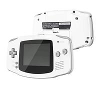 IPS Ready Upgraded eXtremeRate Carcasa para Gameboy Advance (GBA), Compatible con Todos IPS y LCD Estándar, Funda con Botones para Game Boy - Sin Consola ni Pantalla, Blanco