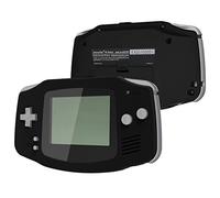 IPS Ready Upgraded eXtremeRate Carcasa para Gameboy Advance (GBA), Compatible con Todos IPS y LCD Estándar, Funda con Botones para Game Boy - Sin Consola ni Pantalla, Negro