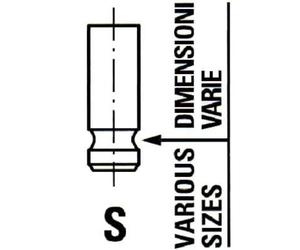 IPSA VL141700 Válvula de admisión