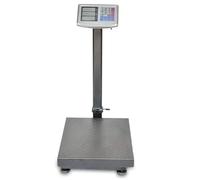 IPSDI Báscula Industrial de Plataforma 150 kg. Balanza Digital Plegable con Pantalla LCD. Plataforma de Acero. Báscula Profesional Multifuncional, Perfecta para Paquetería, Almacenes, Comercios.