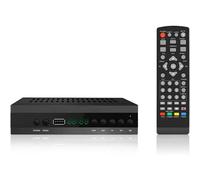 IPSDI Nuevo Español TDT Decodificador TV DVB-T T2 H265 HEVC FTA Full HD PVR, USB, HDMI, SCART, Sintonizador de TV Digital Terrestre, Receptor Digital de Alta definición Full HD 1080p