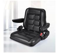IPSU Asiento De Carretilla Elevadora, Reemplazo Universal De Asiento De Tractor De Césped con Respaldo y Apoyabrazos Ajustables, para Topadoras, Fregadoras De Pisos