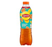 ipton Ice Tea Naranja Mango Botella 1 L - Bebida Refrescante de Té Negro con Zumos de Fruta - Sin Gas
