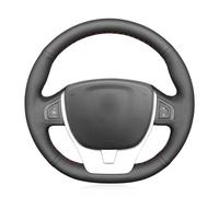 IPUDIS Negro Coser a Mano Cuero Funda Volante para Renault para Laguna 3 2007 2008 2009 2010 2012 2013 2014 2015 Protector Volante Antideslizante y Suave