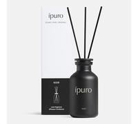 ipuro Classic NOIR aroma para el hogar con varillas 75 ml | con rosa, pachulí, sándalo, eucalipto y coco - difusor con varillas