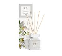 ipuro - Esencial Ambientador White Lily 100 ml | Ambientador con melocotón, Lirio del Valle, jazmín, Clavel, almizcle Blanco y Madera de Cedro | difusor con Varillas | ambientador para el hogar