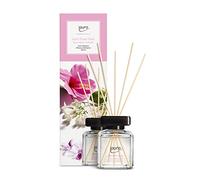 ipuro - Essentials Ambientador FLOWER BOWL 200ml - Aroma floral con mandarina, bergamota, jazmín, violeta, cedro, ámbar y almizcle - Difusor con varillas para espacios interiores.
