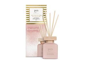 ipuro - Essentials TIME for a Hug 50ml - Difusor con varillas, ambientador hogar con notas de vainilla cookie, naranja, frutas rojas, almizcle y sándalo - Aroma cálido - Fragancia de la habitación