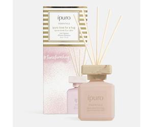 ipuro Essentials TIME FOR A HUG aroma para el hogar con varillas 50ml | con notas de naranja, vainilla, galleta y frutos rojos - difusor con varillas